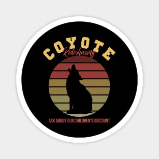 Trump Coyote Ridesharing Magnet